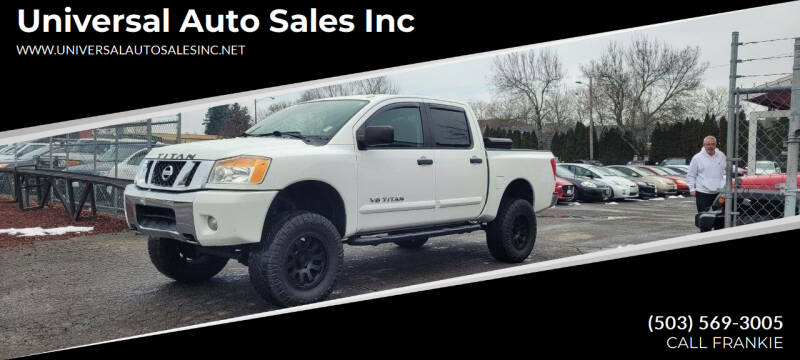 2014 Nissan Titan for sale at Universal Auto Sales Inc in Salem OR