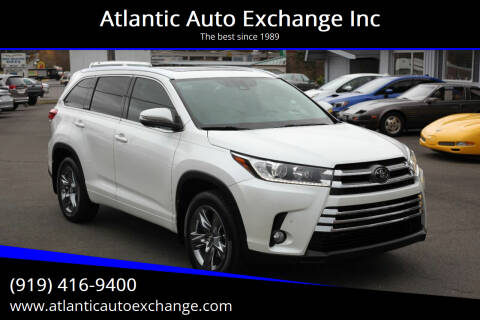 2018 Toyota Highlander for sale at Atlantic Auto Exchange Inc in Durham NC