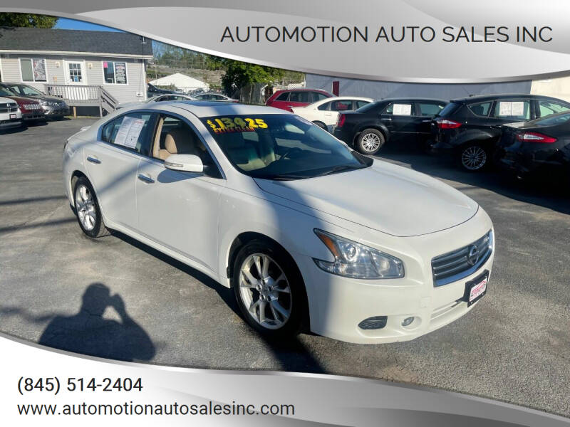 2014 Nissan Maxima for sale at Automotion Auto Sales Inc in Kingston NY