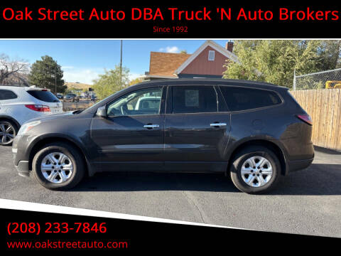 2015 Chevrolet Traverse for sale at Oak Street Auto DBA Truck 'N Auto Brokers in Pocatello ID