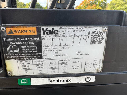 2019 Yale GLP030V