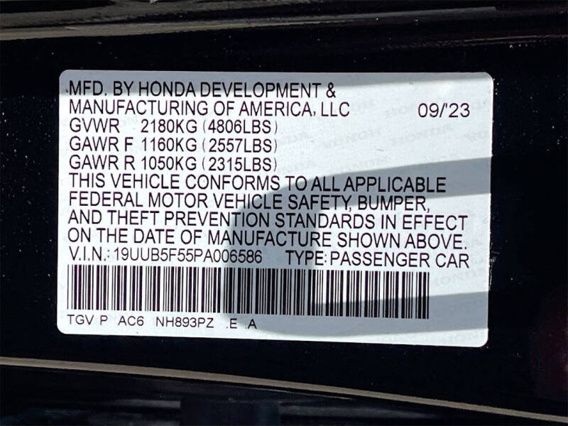 2023 Acura TLX w/A-SPEC