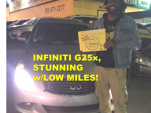 2011 Infiniti G25 Sedan for sale at The Car Company in Las Vegas NV