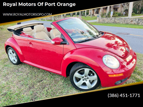 2007 Volkswagen New Beetle Convertible for sale at Royal Motors of Port Orange in Port Orange FL