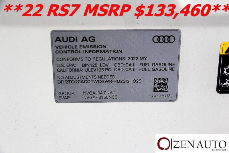2022 Audi RS 7 4.0T quattro