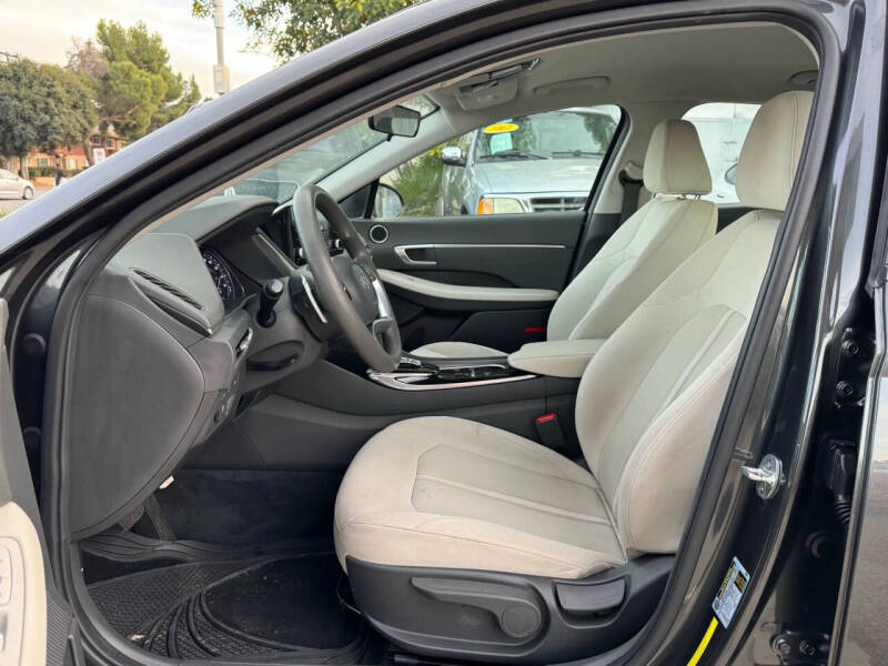 2021 Hyundai Sonata Hybrid Blue