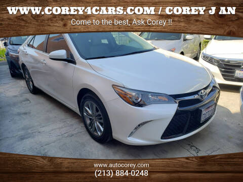 2017 Toyota Camry for sale at WWW.COREY4CARS.COM / COREY J AN in Los Angeles CA