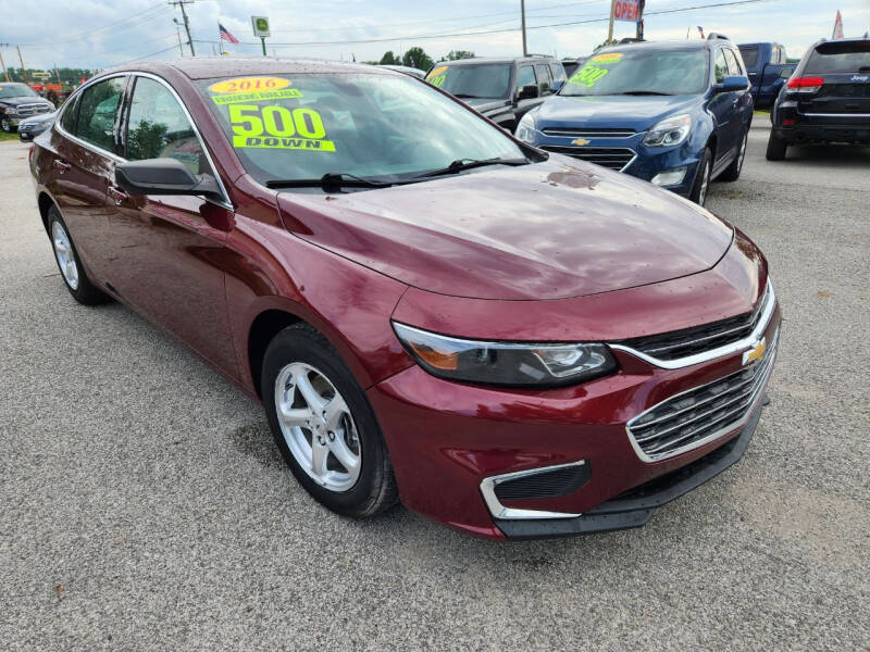 2016 Chevrolet Malibu for sale at Reliable Cars Sales Inc. in Michigan City IN