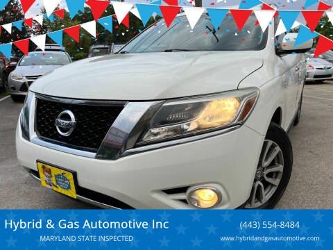 2015 Nissan Pathfinder for sale at Hybrid & Gas Automotive Inc in Aberdeen MD