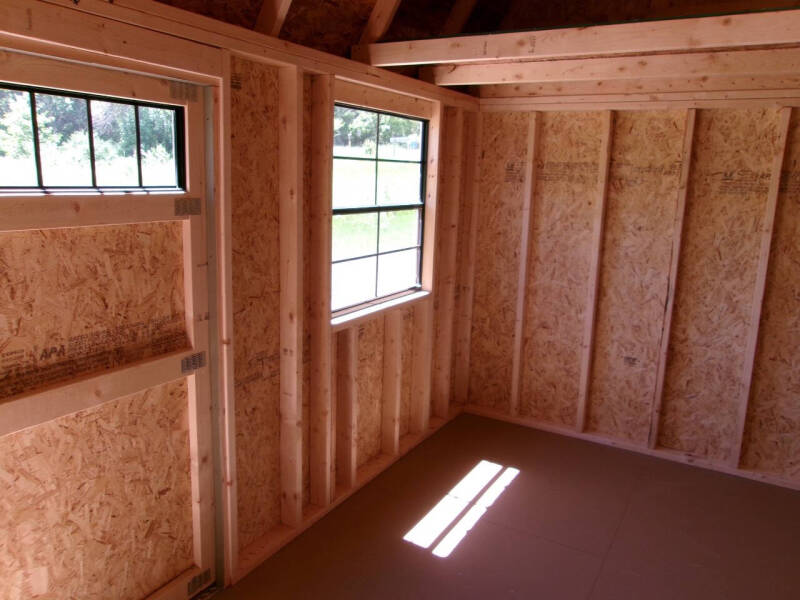 10 x 20 side lofted barn