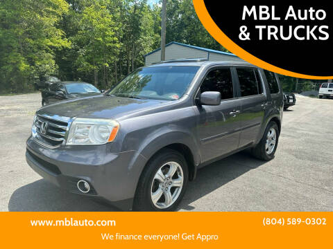 2015 Honda Pilot for sale at MBL Auto & TRUCKS in Woodford VA