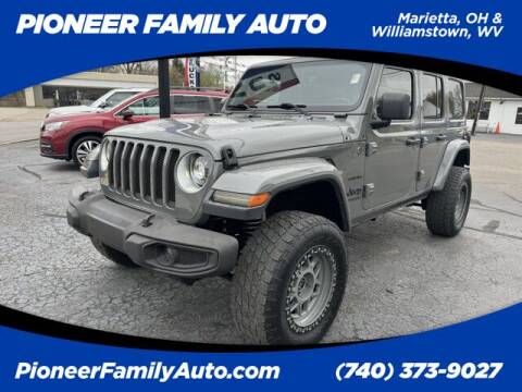 2020 Jeep Wrangler Unlimited for sale at Pioneer Family Preowned Autos of WILLIAMSTOWN in Williamstown WV
