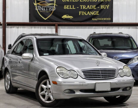 2002 Mercedes-Benz C-Class for sale at United Exotic Auto in Houston TX