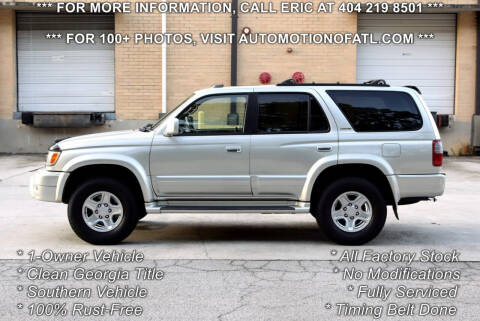 1999 Toyota 4Runner for sale at Automotion Of Atlanta in Conyers GA