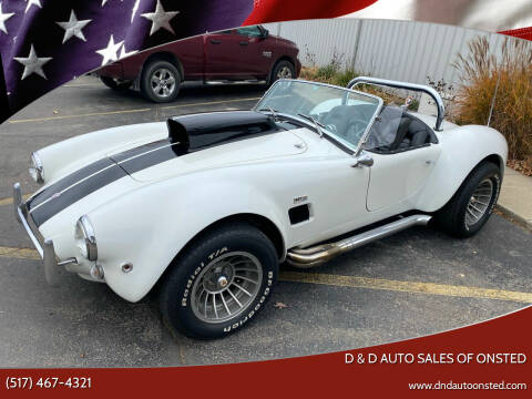 1985 Ford Cobra for sale at D & D Auto Sales Of Onsted in Onsted MI