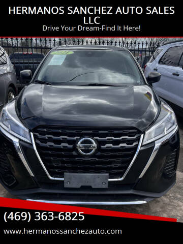 2021 Nissan Kicks for sale at HERMANOS SANCHEZ AUTO SALES LLC in Dallas TX