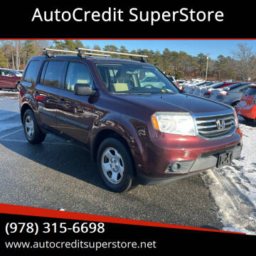 2013 Honda Pilot for sale at AutoCredit SuperStore in Lowell MA