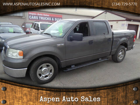 2007 Ford F-150 for sale at Aspen Auto Sales in Wayne MI