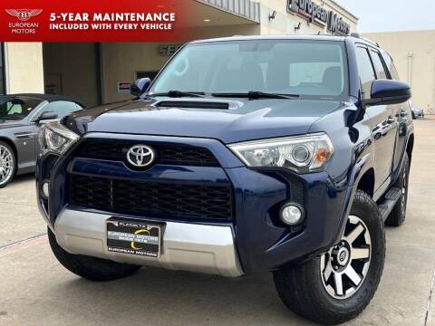 2018 Toyota 4Runner for sale at European Motors Inc in Plano TX