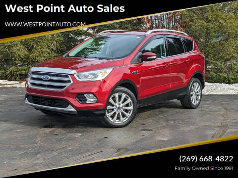 2017 Ford Escape for sale at West Point Auto Sales in Mattawan MI