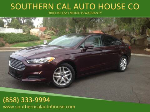 2013 Ford Fusion for sale at SOUTHERN CAL AUTO HOUSE CO in San Diego CA