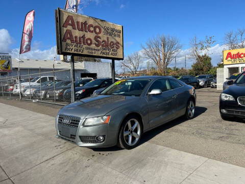 2010 Audi A5 for sale at AUTCO AUTO SALES in Fresno CA