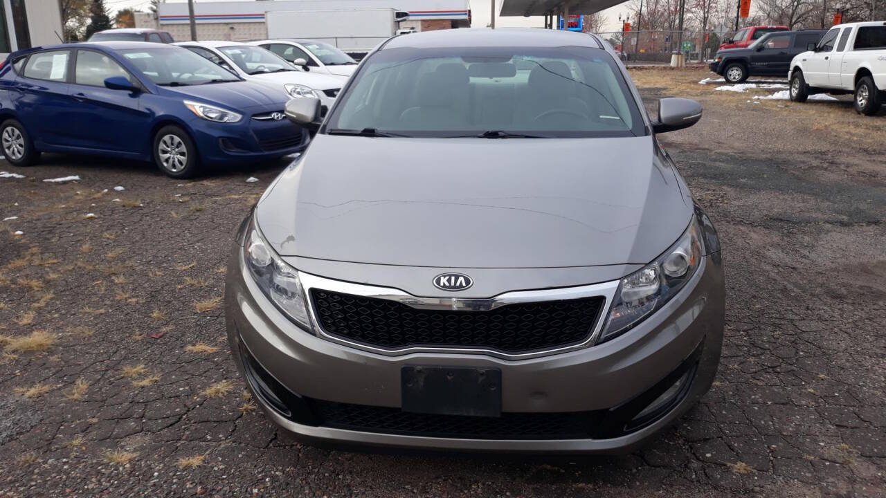 2013 Kia Optima for sale at CHRISTIAN AUTO SALES in Anoka, MN