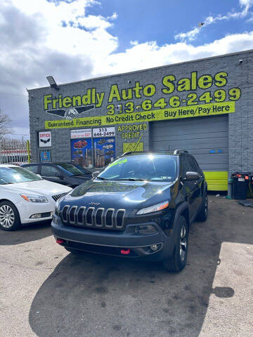 2015 Jeep Cherokee for sale at Friendly Auto Sales in Detroit MI