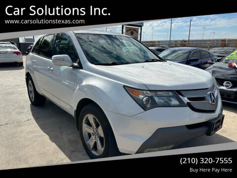 2009 Acura MDX for sale at Car Solutions Inc. in San Antonio TX