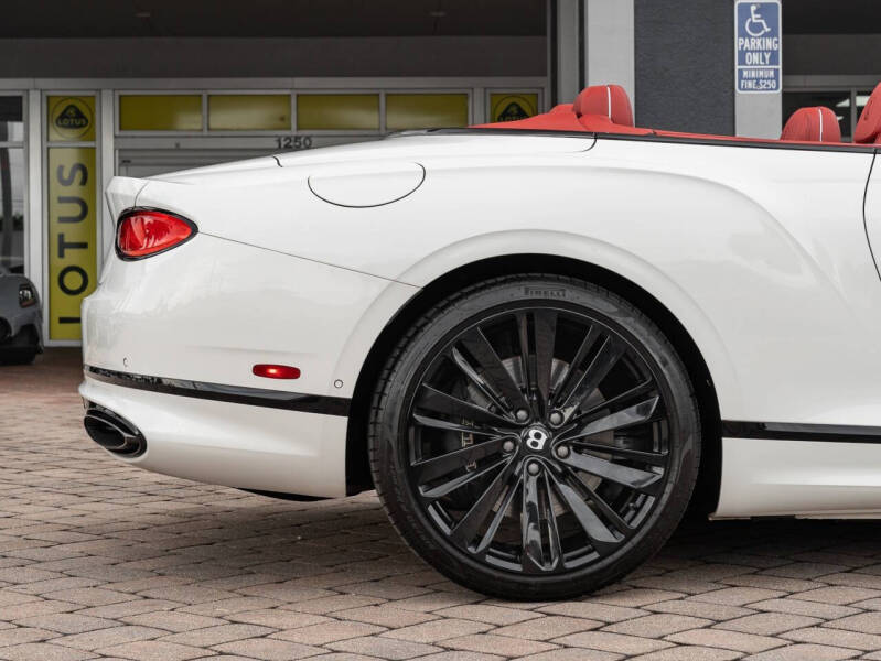 2022 Bentley Continental GTC Speed