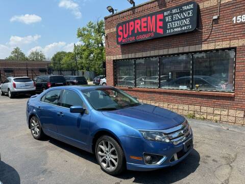 2010 Ford Fusion for sale at Supreme Motor Groups in Detroit MI