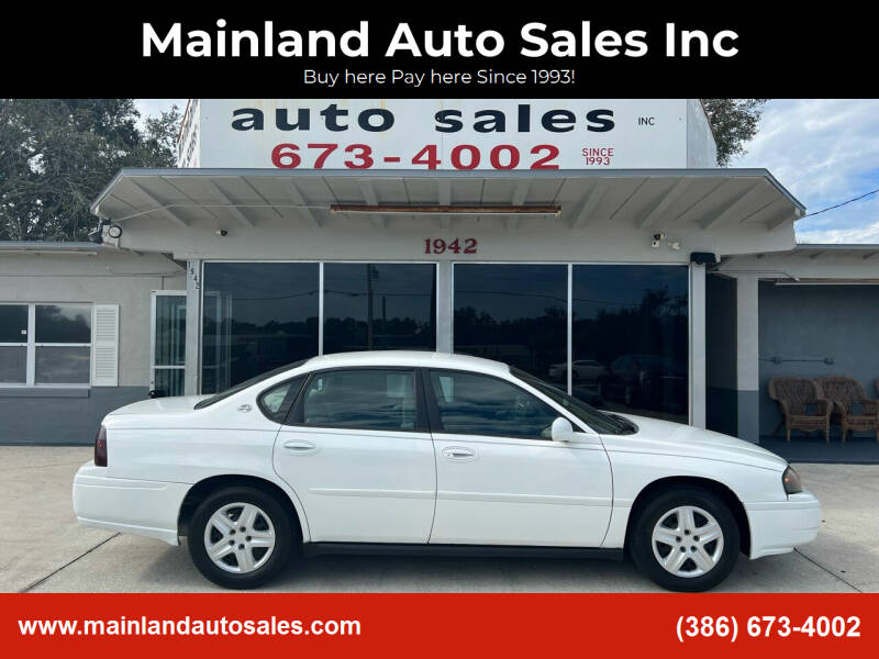 2000 Chevrolet Impala for sale at Mainland Auto Sales Inc in Daytona Beach FL