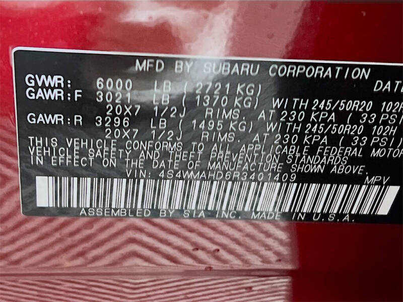 2024 Subaru Ascent Onyx Edition