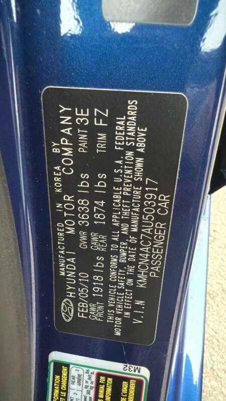 2010 Hyundai Accent GLS