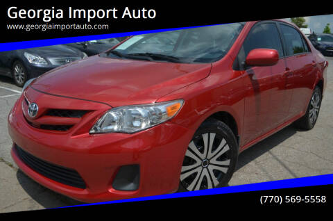 2012 Toyota Corolla for sale at Georgia Import Auto in Alpharetta GA