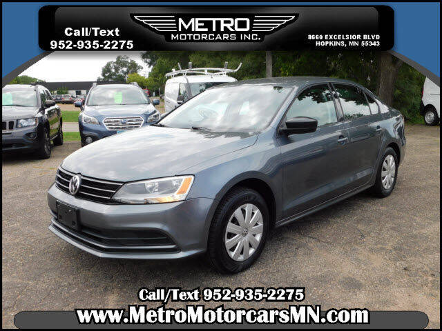 2016 Volkswagen Jetta for sale at Metro Motorcars Inc in Hopkins MN