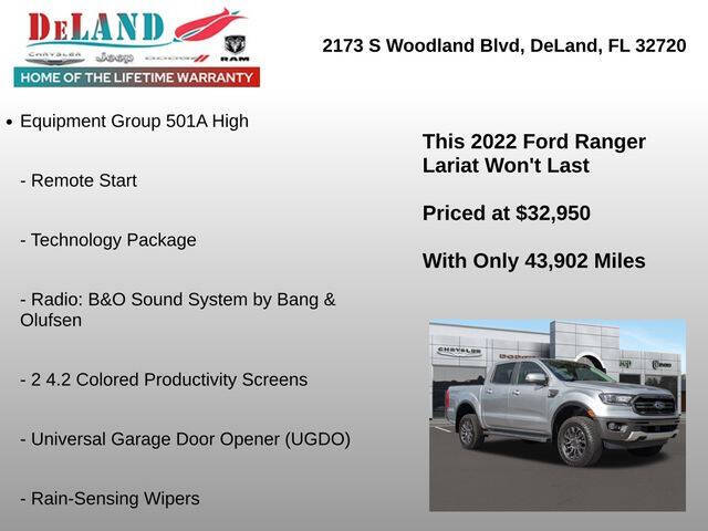 2022 Ford Ranger Lariat