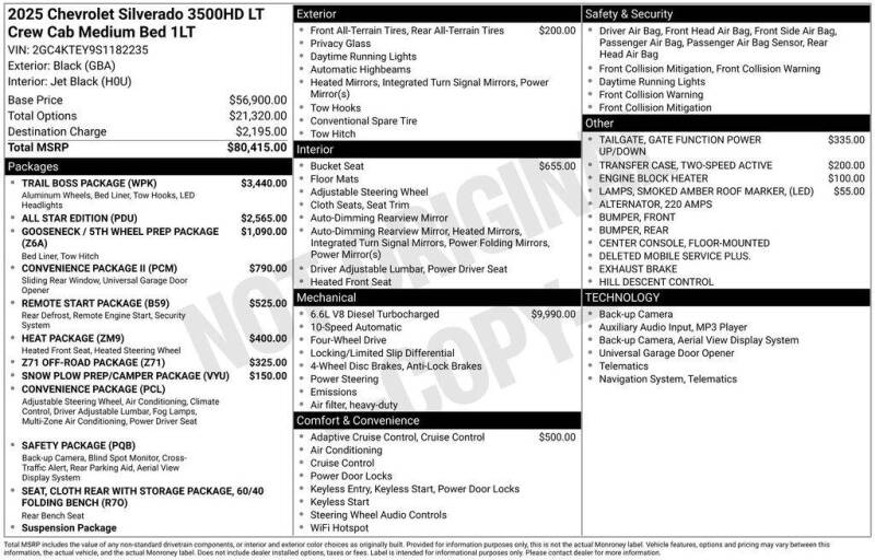 2025 Chevrolet Silverado 3500HD