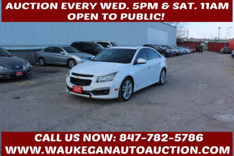 2015 Chevrolet Cruze for sale at Waukegan Auto Auction in Waukegan IL