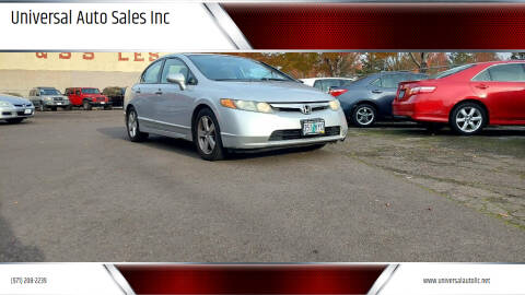 2007 Honda Civic for sale at Universal Auto Sales Inc in Salem OR