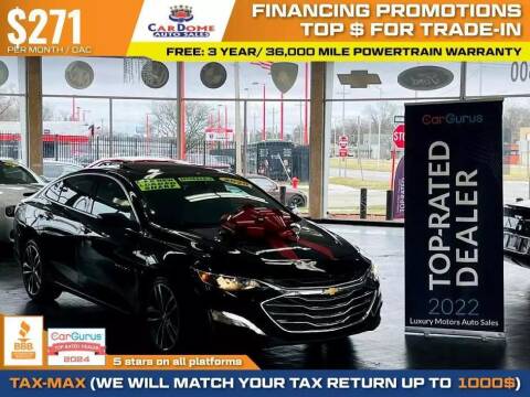 2020 Chevrolet Malibu for sale at CarDome in Detroit MI