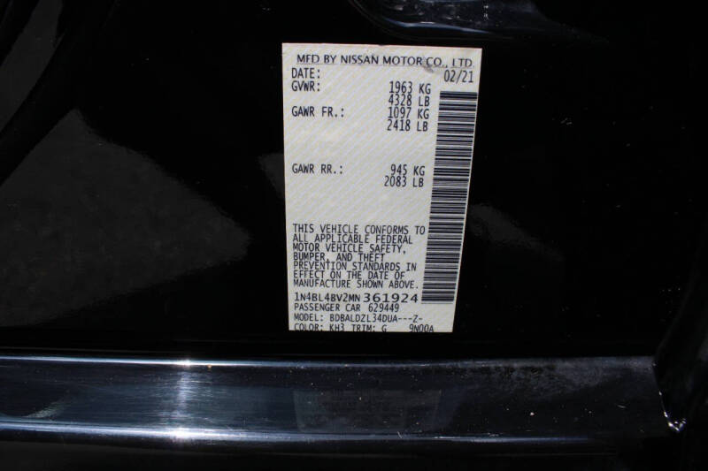 2021 Nissan Altima 2.5 S