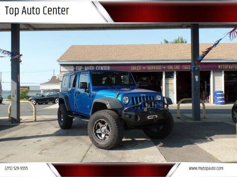 2015 Jeep Wrangler Unlimited for sale at Top Auto Center in Quakertown PA