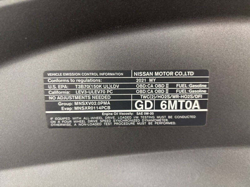 2021 Nissan Rogue Sport S