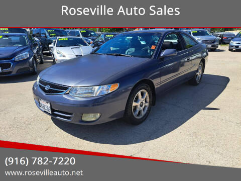 2000 Toyota Camry Solara for sale at Roseville Auto Sales in Roseville CA