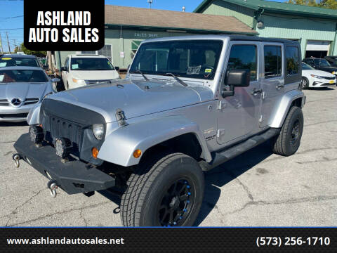 2007 Jeep Wrangler Unlimited for sale at ASHLAND AUTO SALES in Columbia MO