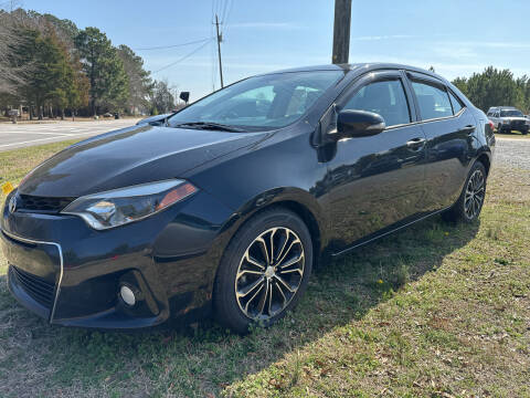 2016 Toyota Corolla for sale at AMU Motors in Garner NC