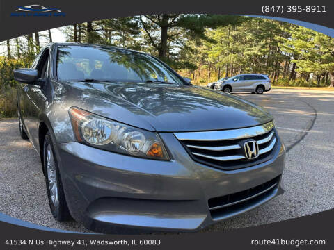 2012 Honda Accord for sale at Route 41 Budget Auto in Wadsworth IL