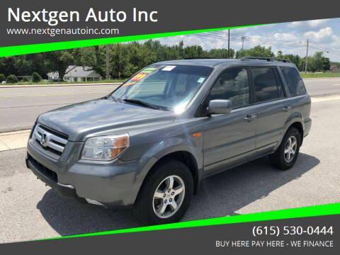 2008 Honda Pilot for sale at Nextgen Auto Inc in Smithville TN