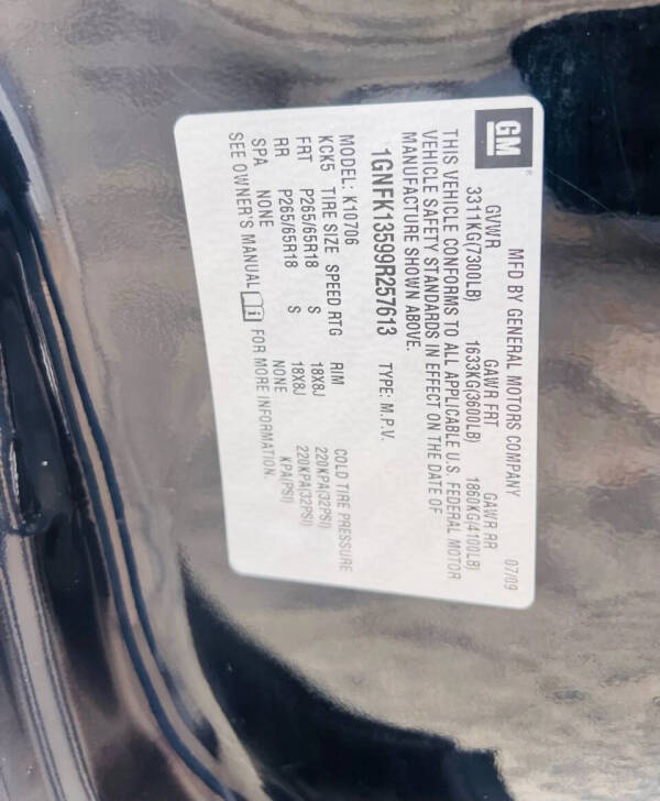 2009 Chevrolet Tahoe Hybrid